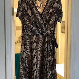Beautiful snake print dress